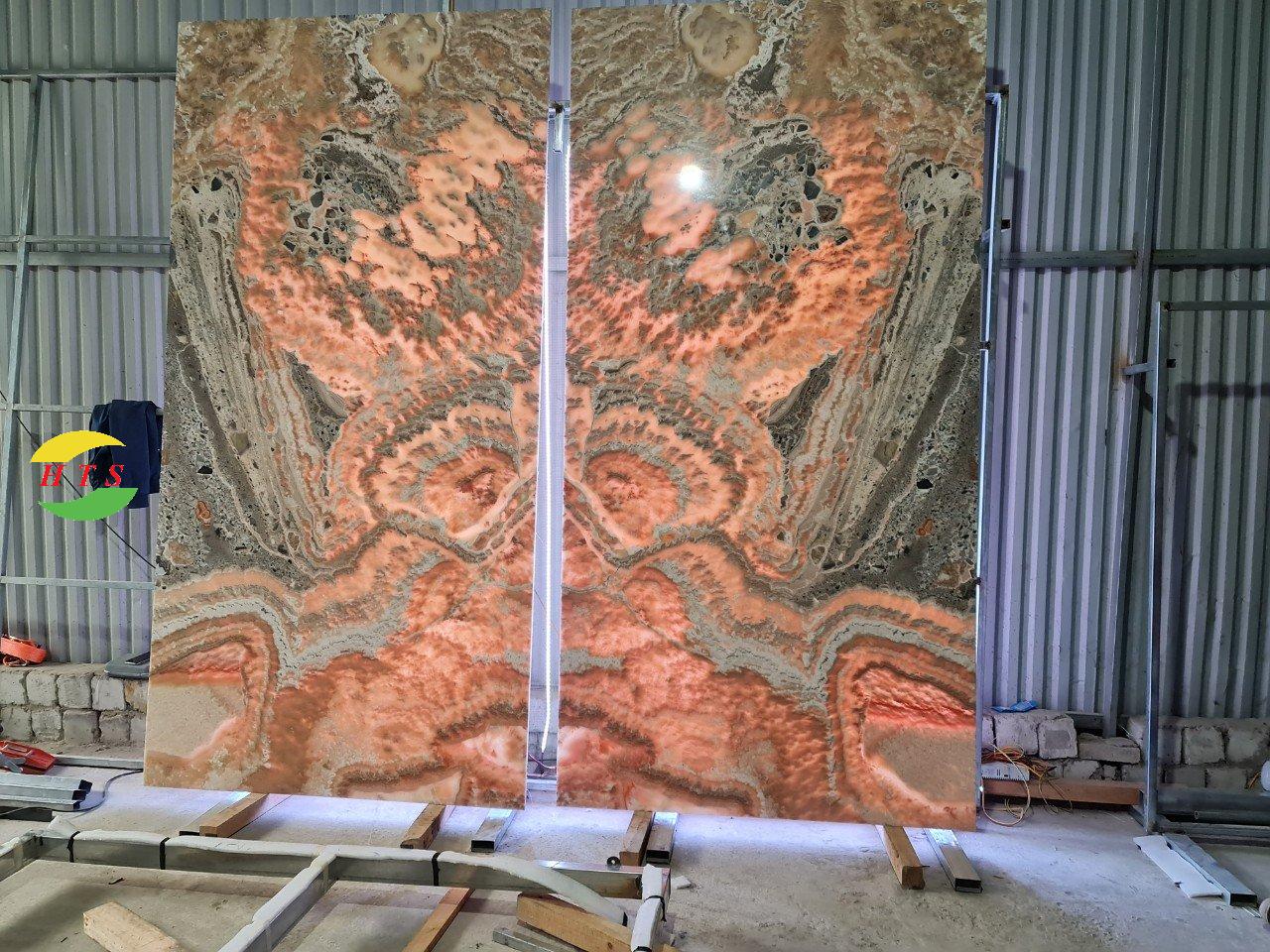 vân đá màu hồng